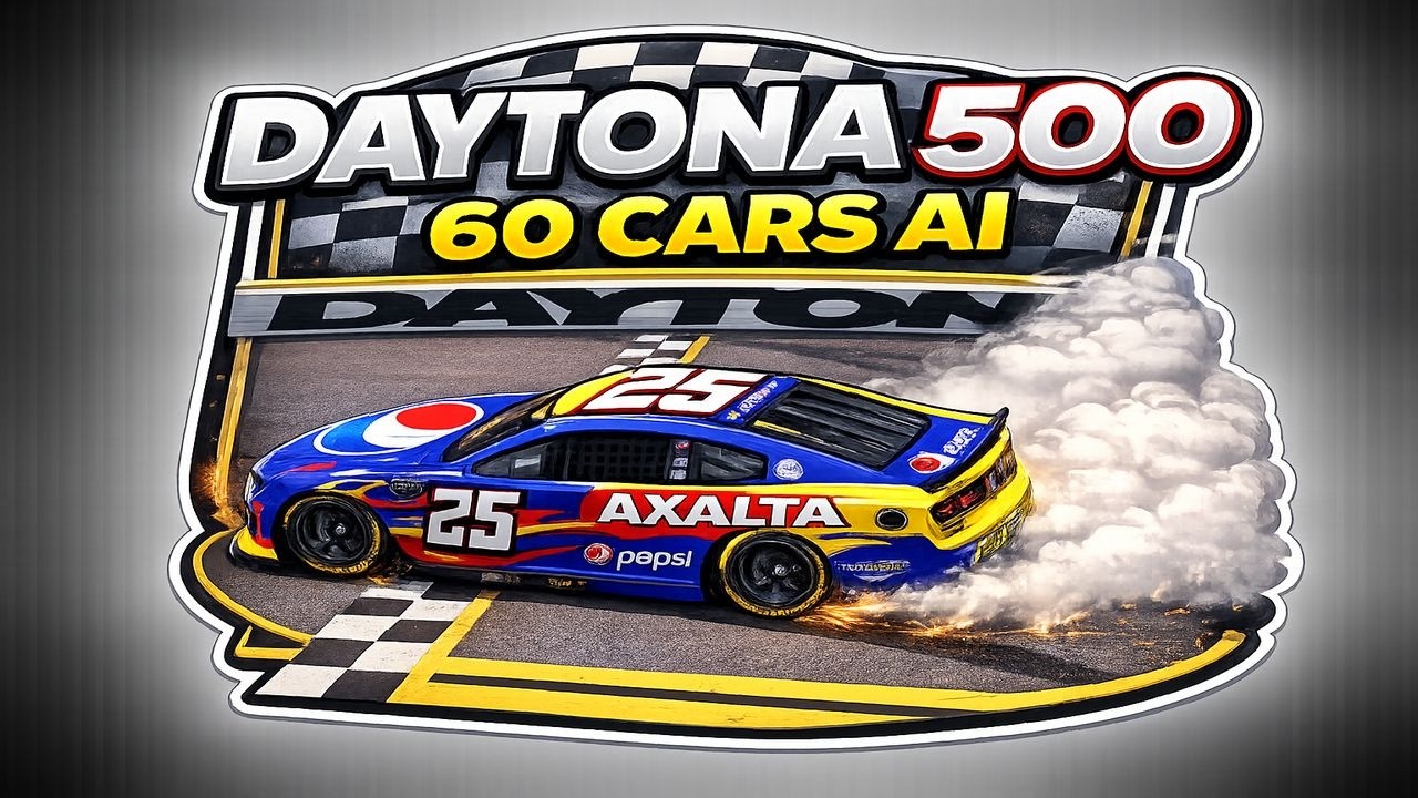 Iracing Daytona 500 Qualifying 60 AI