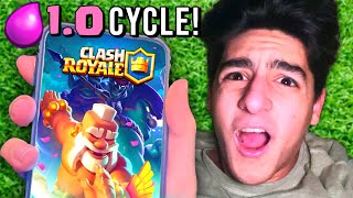 Beating clash royale with the cheapest deck possible