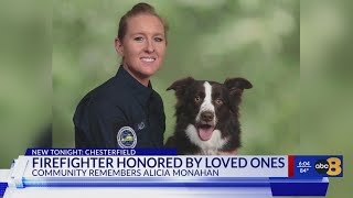 FIREFIGHTER HONORED BY LOVED ONES
