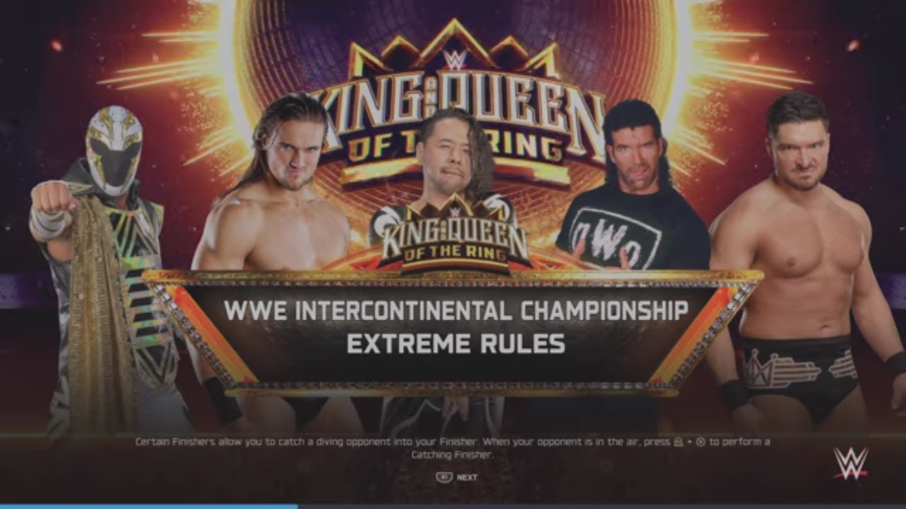 WWE 2K25 Шинсуке против Дрю '09, Аксиома, Холла, Итана. Пятисторонний экстремальный матч за титул...