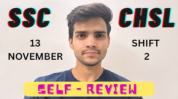 SSC CHSL MY EXAM REVIEW SSC CHSL 2025 13 NOV SELF REVIEW | MY ATTEMPTS #ssc #sscghl #review #exam 