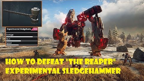 [Generation Zero] How to defeat "The Reaper" in 10 min - Unlock "Experimental Sledgehammer" 6 CROWNS