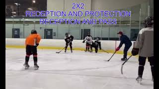 PUCK PROTECTION ON THE HALF WALL- The key to PUCK POSSESSION