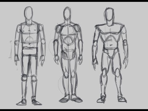 Drawing the Human Figure Using Basic Shapes Lesson by Wingfoxworkshop on  DeviantArt