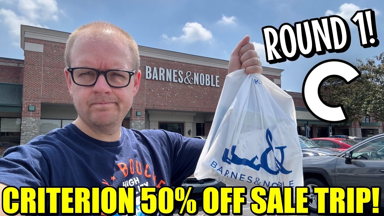 Barnes And Noble 50% OFF Criterion SALE Trip And HAUL!