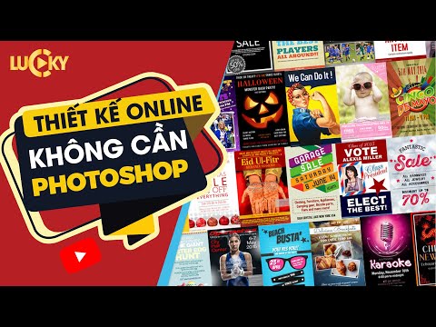 Thiết kế banner, poster, logo, web, giff... online chuyên nghiệp không cần photoshop | LUCKY