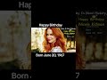 Happy birthday Nicole Kidman, born June 20, 1967.