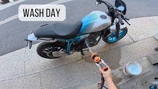 Motorcycle Wash Asmr Guerrilla 450 From Dirty To Clean