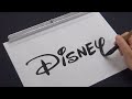ディズニーが大好きな書道部の部員 | Handwriting of Disney with Brush - Japanese Calligraphy