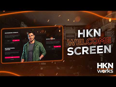 FiveM Welcome Screen | Advanced FiveM Welcome Screen | HKN Works
