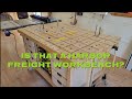 Turning a harbor freight workbench into a mft with dovetail clamps