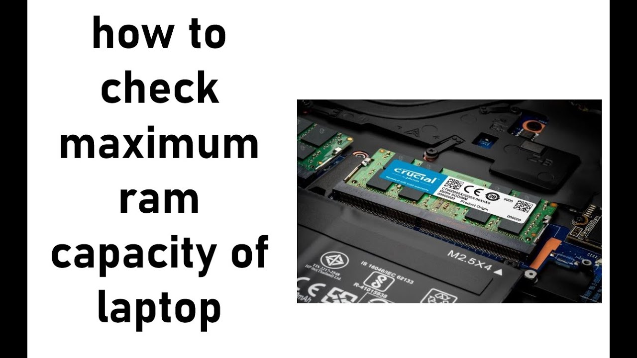 how to check maximum ram capacity of laptop or computer - YouTube