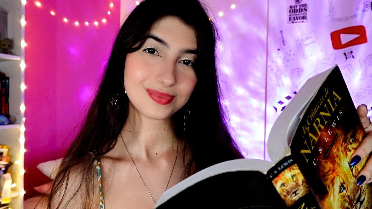 ASMR Lendo para te relaxar até dormir ♥ | As crônicas de Nárnia 🦁