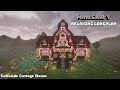 Minecraft Relaxing Longplay - Rainy Build Lake House - Cozy Cottage house -  ( No Commentary )