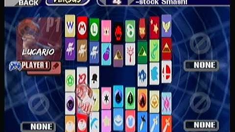 Emblem/Logo Character Select Screen for Super Smash Bros. Brawl (Project M)