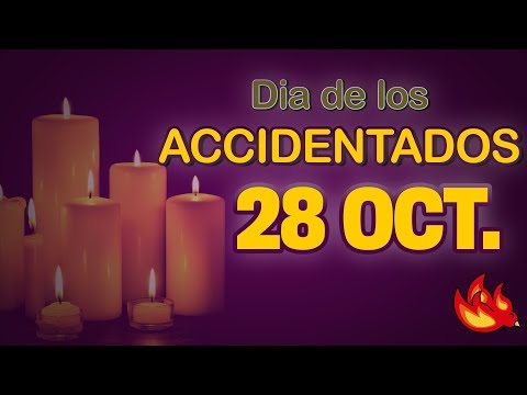 28 De Octubre Día De Los Accidentados | Celebración De Todos Santos