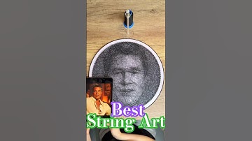 String Art Potrait Perfect Gift/The Best Of Best String Art In The World/String Art #shorts #art