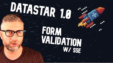 Datastar form validation & SSE