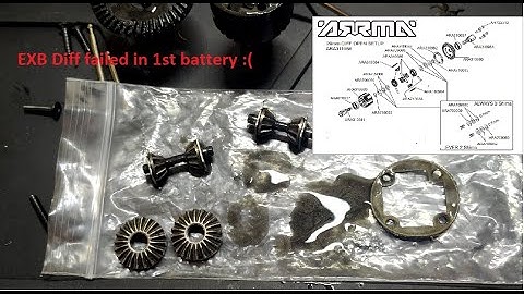 Arrma Kraton EXB rear diff failed.