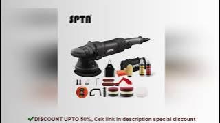 SPTA 5inch 780W Dual Action Polisher Orbit 15mm Auto Polisher DA Car Polisher Home DIY Polisher with