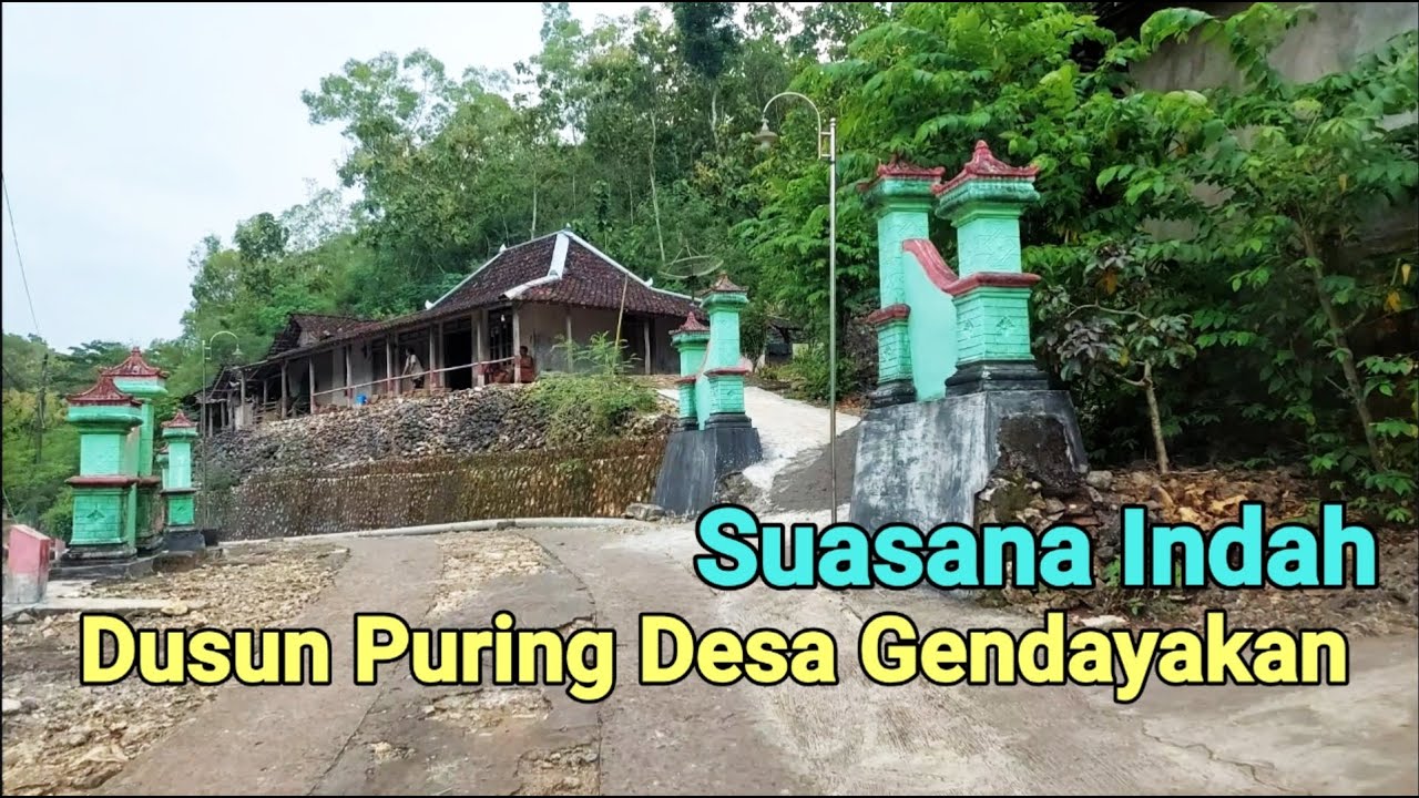 Suasana Indah, Damai dan Tenang di Pedesaan Dusun Puring Desa Gendayakan Kabupaten Wonogiri