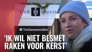 Download Lagu Studente bang voor corona door drukte bij tentamens MP3