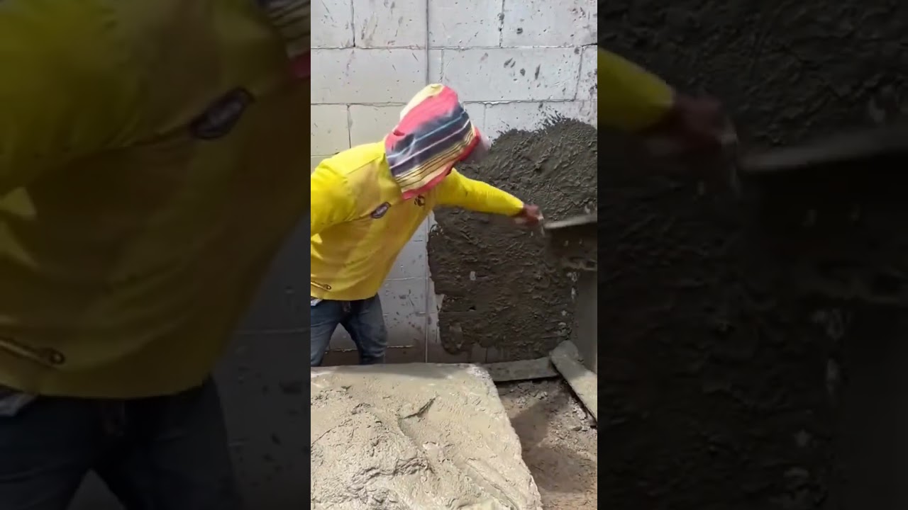 This Wall Plastering Method Is So Perfect… It Should Be Illegal! 🤯⚡ 