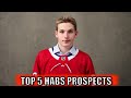 Top 5 habs prospects 2023 montreal canadiens