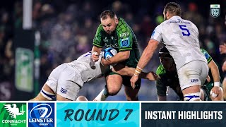Connacht v Leinster |  Instant Highlights | Round 7 | URC 2023/24