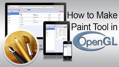 How to Make Paint Tool in Opengl
