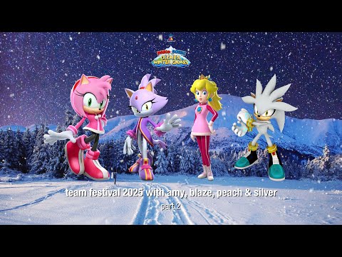 Mario & Sonic at the Olympic Winter Games Team Festival (Team Amy) Part 2