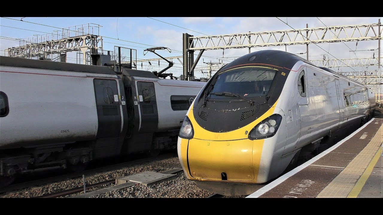 Avanti London to Manchester first train Sunday 8th December 2019 YouTube