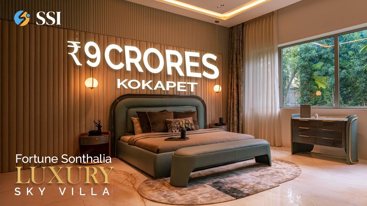 Kokapet’s Ultra-Luxury Sky Villas Tour | 6,333 - 7,333 Sq.ft Flats✨