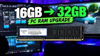 I Upgraded My PC From 16GB to 32GB RAM! 🔥 | DDR3 RAM Upgrade Guide