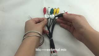 Binize: RCA wire harness from Binize
