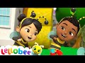 The Bee Song | Lellobee City Farm | Magic Sing Along Songs and Adventures for Kids | Moonbug Kids