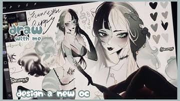 draw with me ✦ full procreate process [real time + chill music] | art vlog