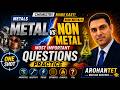 Metal Non-Metal PYQ practice uptet paper 2 science
