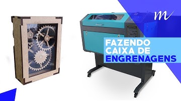 Multivisi | Router Laser VS6040 | Caixa de Engrenagens em MDF