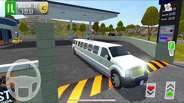 Limo Driving ! Gas Station 2 Highway Service #6 - Car Games | Mobile Gameplay