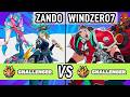 2XKO ▰ Zando (Akali / Jinx) vs Windzero7 (Darius / Blitzcrank) ▰ High Level Gameplay