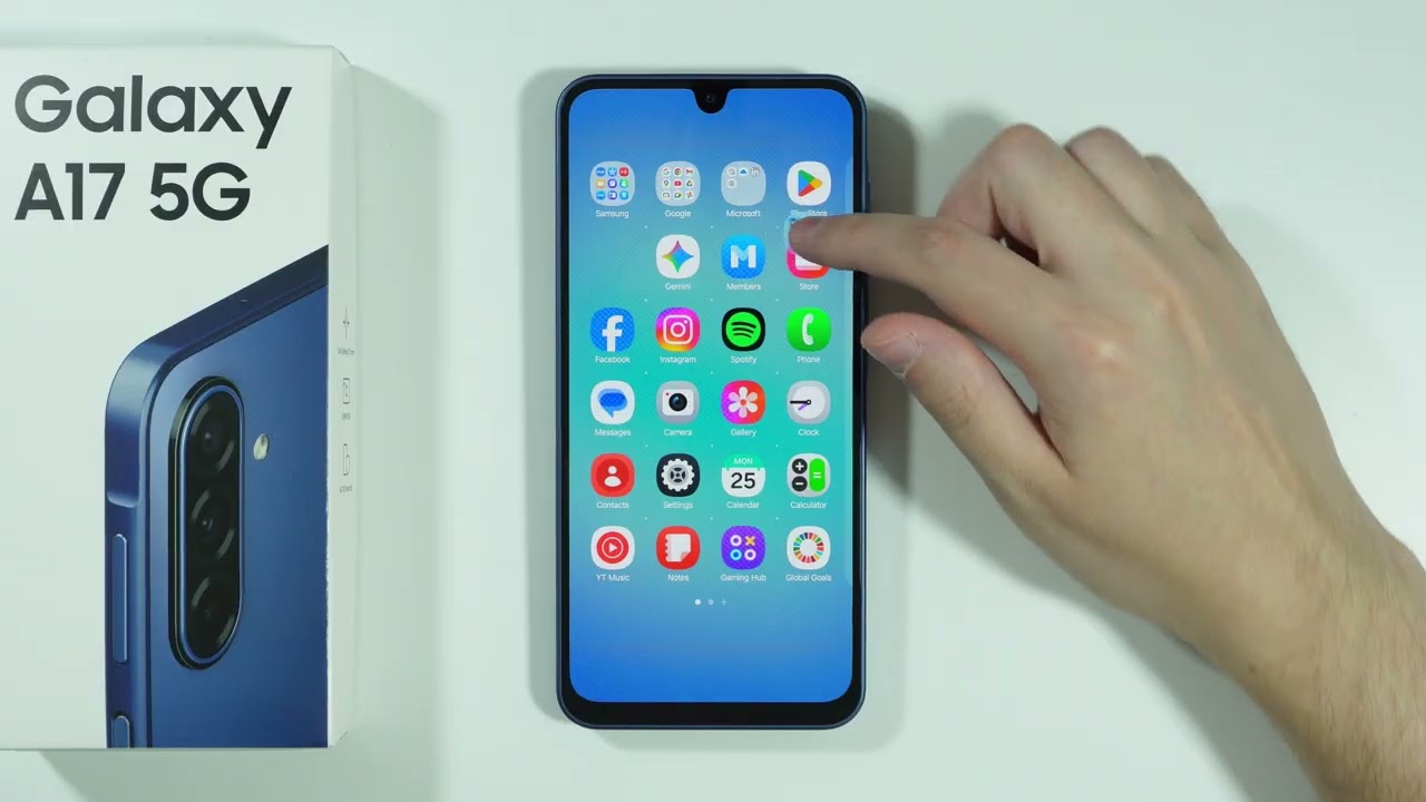 Samsung Galaxy A17: How to Organize Apps Screen (App Drawer) - Change App Position