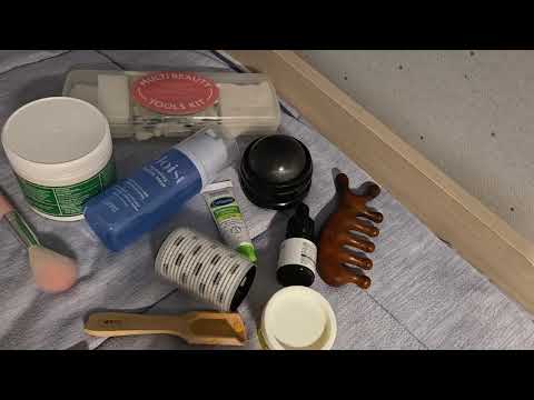 조근조근ASMR 피부관리와 데콜테마사지 (톡톡슥슥촵촵두들두들,효소클렌징,알로에패드,버블팩,수기지압,괄사,마사지볼,talking,spa rp)