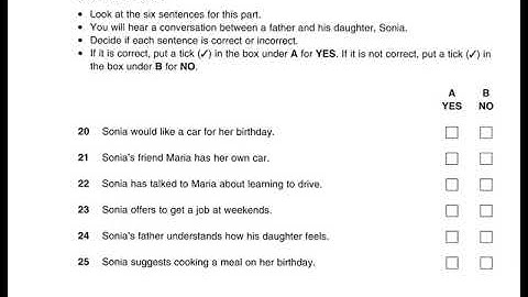 Study English online (B1). Preliminary English Test (PET) Listening Book 2 : Test 3 part 4