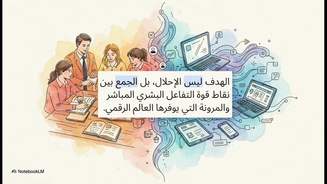 التعليم المدمج شرح مبسط