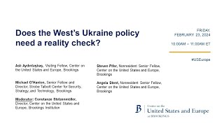 Does the West’s Ukraine policy need a reality check?