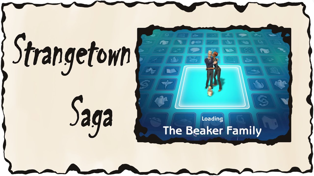 The Beaker Family episode 4 Strangetown Saga Series  | The Sims 2