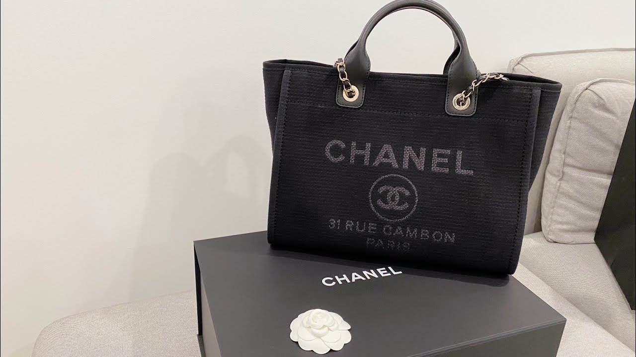 Chanel Deauville Unboxing | Christmas present for myself - YouTube