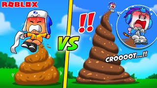 BABY DEL VS MOCIL LOMBA POOP SIAPA YANG YANG PALING RAKSAKSA DI ROBLOX!!