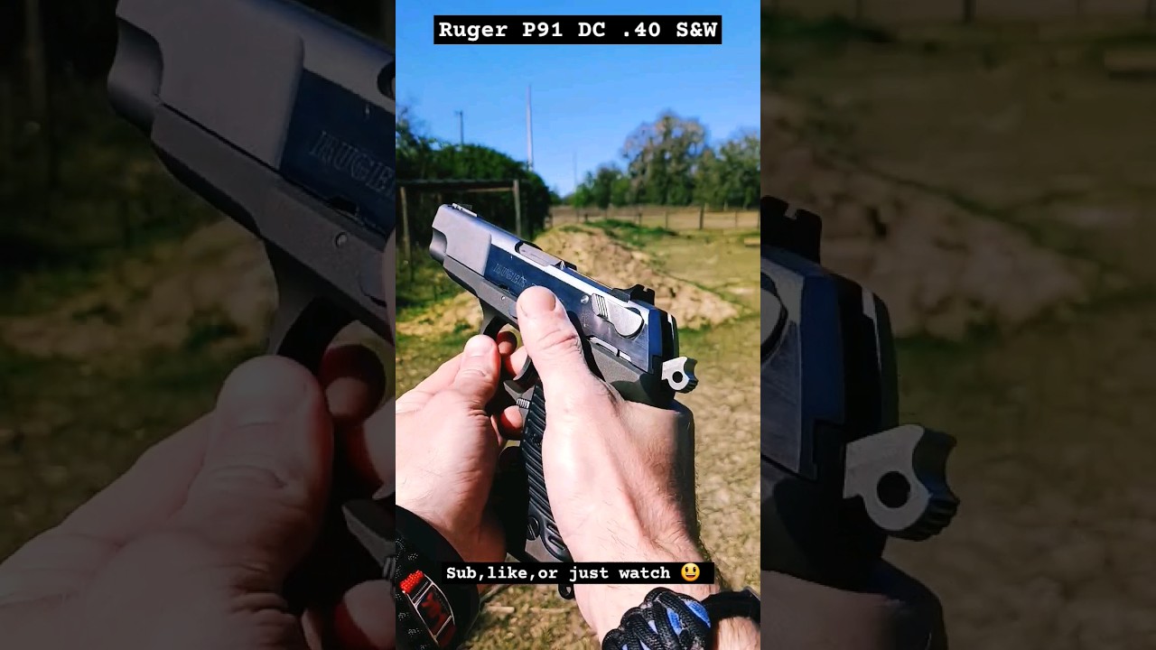 Ruger P91 .40 S&W, 90s Classic 🔥🇺🇲 